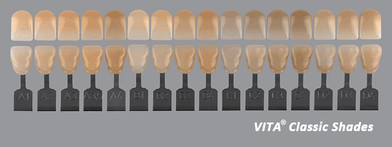 dental zirconia block classic shades