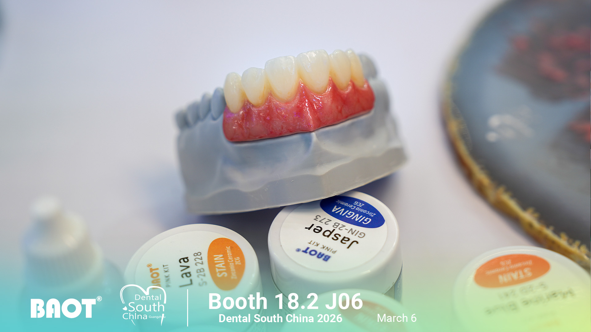 BAOT Stain Glaze Paste Gum Gingival Restoration at Dental South China 2026 dental exhibition